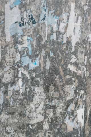 Das Bild zeigt einen Hintergrund für die Webseite von Physiosport Köln. Zu sehen ist ein Ausschnitt einer Wand im Hochformat, wo sich wenige Tapetenreste auf der Wand befinden.